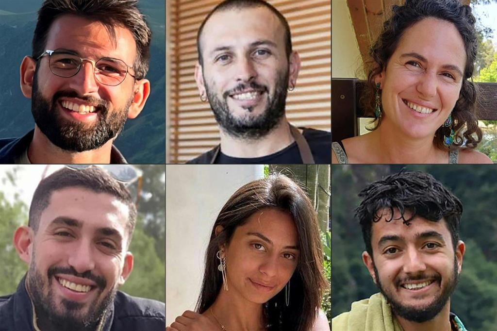 I sei giovani ostaggi israeliani uccisi